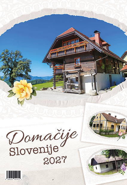 Stenski koledar Domačije Slovenije 2027