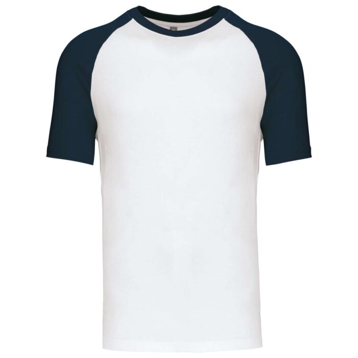 Dvobarvna majica Baseball Kariban – KA330